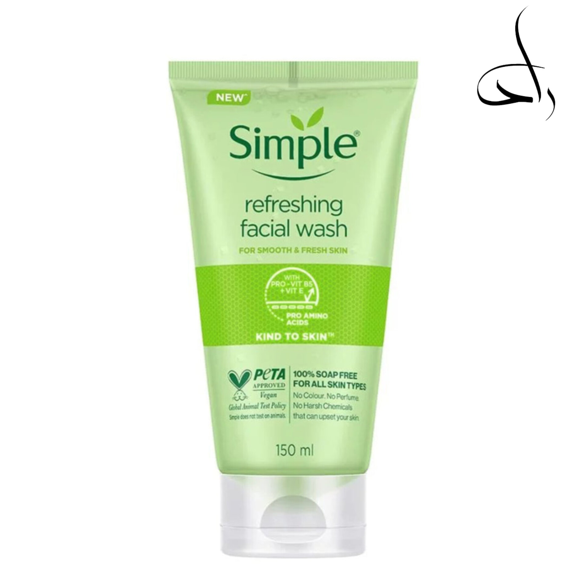 ژل شستشوی صورت سیمپل مدل Refreshing حجم 150میلی لیتر